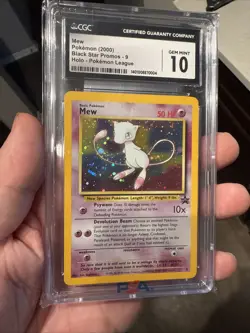 2000 Pokemon League Mew - Black Star Promo Holo Foil #9 - CGC 10 Gem Mint - Image 1
