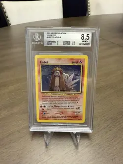 Pokemon 2001 Entei Neo Revelation #6 BGS 8.5 STRONG - Image 1
