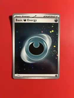 Pokemon Basic Darkness Energy 007 Scarlet & Violet 151 Cosmos Holo - Image 1