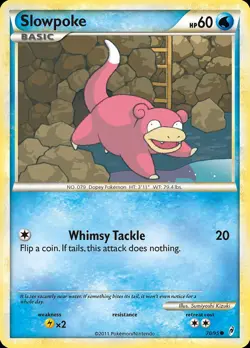 Pokemon Slowpoke (70/106) Call of Legends LP - Image 1