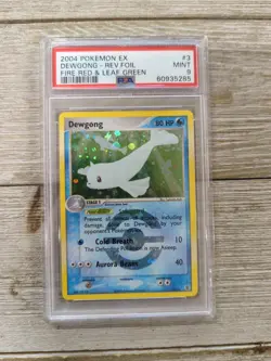 PSA 9 2004 Pokemon EX Dewgong - Rev. Foil Fire Red & Leaf Green #3 - Image 1