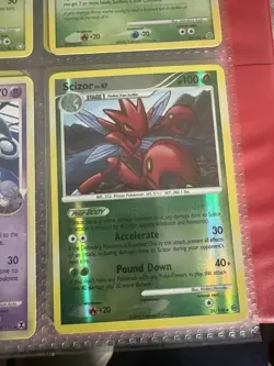 Pokemon TCG Scizor Lv. 47 Diamond & Pearl Holo Rare Pokemon Card - Image 1