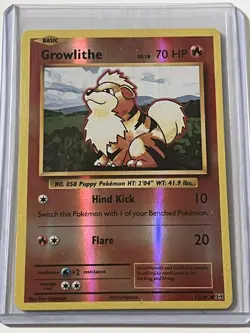 Growlithe 17/108 Pokemon XY Evolutions TCG 2016 Near Mint Reverse Holo - Image 1