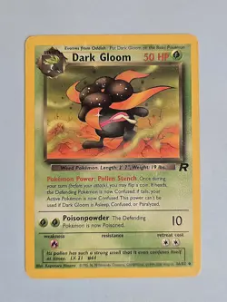 2000 Dark Gloom 36/82 - Team Rocket - Pokemon TCG - Vintage WotC - Image 1