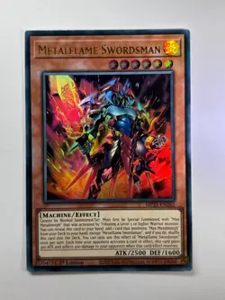 Metalflame Swordsman MP25-EN265 Ultra Rare 1st Edition YuGiOh Card NM - Image 1