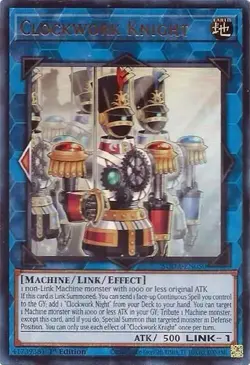 Yugioh! 1x Clockwork Knight SUDA-EN050 Ultra Rare 1st Ed NM - Image 1