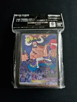 ONE PIECE Card Game - Gecko Moria Official Sleeves Bandai sleeves + Kozuki Hiyor - Image 1