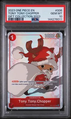 ONE PIECE GIFT COLLECTION 2023 #006 TONY TONY CHOPPER GIFT COLLECTION PSA 10 - Image 1