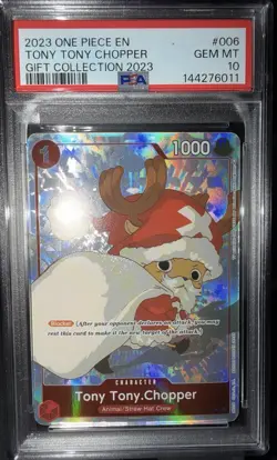 ONE PIECE GIFT COLLECTION 2023 #006 TONY TONY CHOPPER GIFT COLLECTION PSA 10 - Image 5