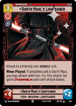 Star Wars Unlimited, Legends of the Force Starter Set FOIL - Card Selection - Image 4