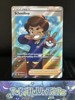 Pokemon Card Schoolboy 261/264 Fusion Strike Full Art Near Mint - Image 1