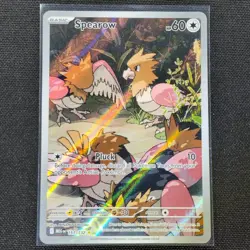 Spearow - 151/132 - Illustration Rare - Mega Evolution - Pokemon Card - NM/M - Image 1