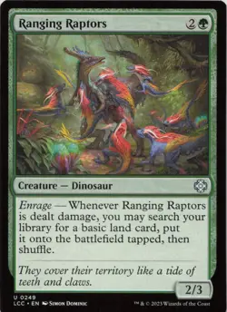 Ranging Raptors U Commander: The Lost Caverns of Ixalan 249 NM MTG - Image 1