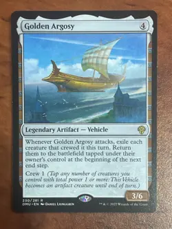 Golden Argosy MTG Magic the Gathering Card NM Near Mint DMU - Image 1