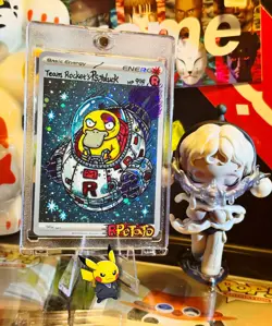 Pokemon Misty's Psyduck 193/182 SV10 Destined Rivals Hand Draw DIY Holo energy - Image 4