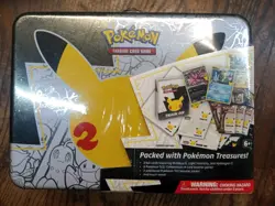 Pokemon TCG 25th Anniversary Celebrations Collector Chest Lunch Box Tin Sealed - Image 1
