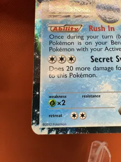 Pokemon TCG BW61 Keldeo EX Black Star Promo Holo Rare 1080 - Image 4