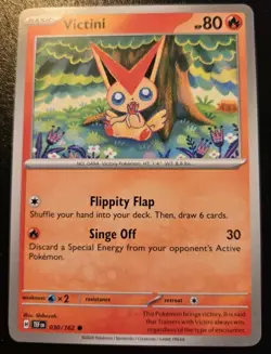 Victini 030/162 Common Scarlet & Violet: Temporal Forces Pokemon TCG - Image 1