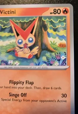 Victini 030/162 Common Scarlet & Violet: Temporal Forces Pokemon TCG - Image 3