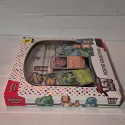 Pokemon TCG Scarlet & Violet 151 Poster Collection Box Bulbasaur Charmander Squ… - Image 3