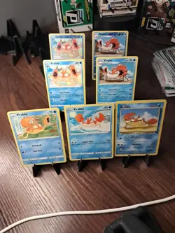 Pokemon TCG Krabby And Kingler 7 Card Lot - Image 1
