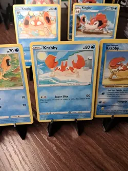 Pokemon TCG Krabby And Kingler 7 Card Lot - Image 3