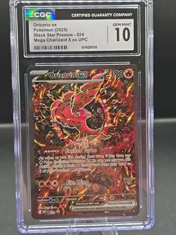 Oricorio EX Black Star Promo #24 CGC Gem Mint 10 Graded Pokemon TCG Card 2025 - Image 1