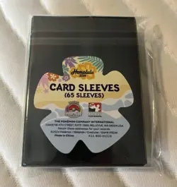 Pokemon 2024 World Championship Honolulu Competitor Exclusive Card Sleeves (New) - Image 2