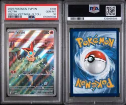 PSA 10 Victini #208 SVP Unova Victini Illustration Collection Pokemon Promo - Image 3