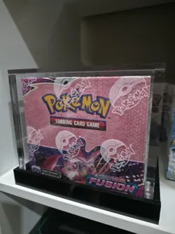 Pokemon Sword & Shield Fusion Strike Booster Box with Acrylic case - Image 1