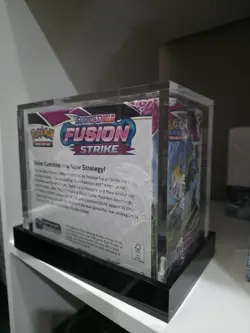 Pokemon Sword & Shield Fusion Strike Booster Box with Acrylic case - Image 2