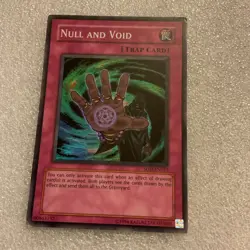 NULL AND VOID YU-GI-OH! Super RARE SOD-EN057 - Image 1