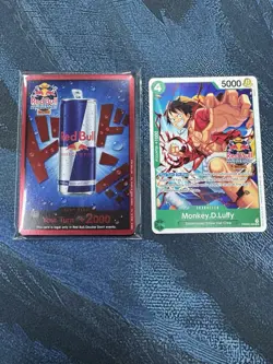 Red Bull x One Piece – Double Don!! Set (10 Foil Red Bull Don + Luffy Promo) - Image 1