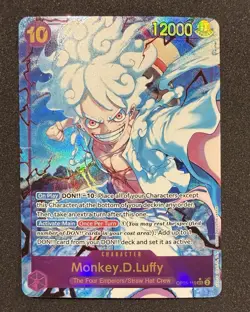 One Piece Monkey.D.Luffy OP05-119 Alt Art SEC - Premium Booster The Best - Image 1