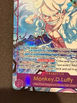 One Piece Monkey.D.Luffy OP05-119 Alt Art SEC - Premium Booster The Best - Image 2