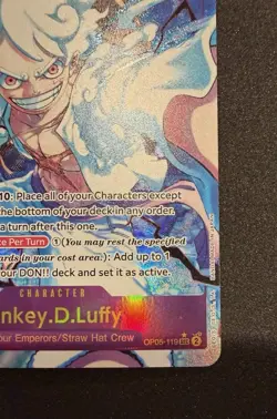 One Piece Monkey.D.Luffy OP05-119 Alt Art SEC - Premium Booster The Best - Image 5