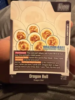 Shenron FB07-097 Leader Gold Manga Booster 02 Dragon Ball Card English - Image 2
