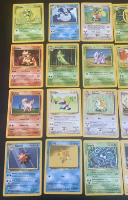 Vintage Pokemon Base Set Lot (24 Cards) – WOTC Era – Original 1999 - Image 3