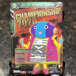 Zen-Oh Almighty Guardian P-203 Championship Foil Dragon Ball Super Card Game NM - Image 1