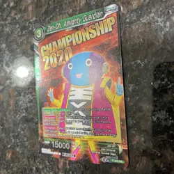 Zen-Oh Almighty Guardian P-203 Championship Foil Dragon Ball Super Card Game NM - Image 2