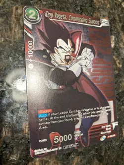 King Vegeta Commanding Support Championship 2021 Dragon Ball Super Card Game NM - Image 3