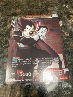 King Vegeta Commanding Support Championship 2021 Dragon Ball Super Card Game NM - Image 4