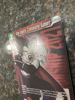 King Vegeta Commanding Support Championship 2021 Dragon Ball Super Card Game NM - Image 5