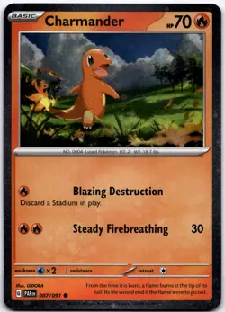 Charmander - (Cosmos Holo) Common Miscellaneous Cards & Products 007/091 NM - Image 1