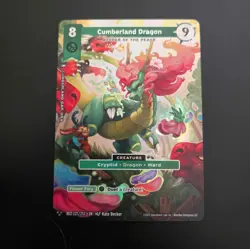 Cumberland Dragon MZ2 221/212 Alt Art Metazoo TCG 2025 Torrential Tides Card - Image 1