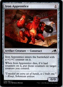 Iron Apprentice C Kamigawa: Neon Dynasty 248 NM - Image 1