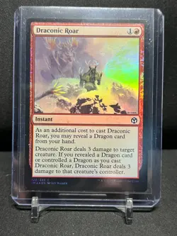 Draconic Roar - Foil - MTG Magic 2017 Iconic Masters LP - Image 1