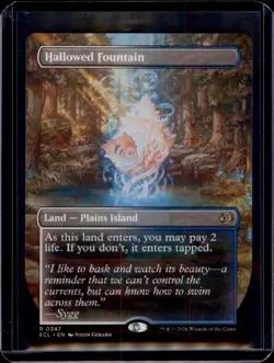 Hallowed Fountain (Borderless) Lorwyn Eclipsed Regular - Image 1