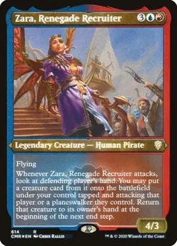 MTG Zara, Renegade Recruiter Etched ** Commander Legends ** English (NM) - Image 1