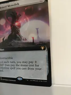 Darksteel Monolith (Extended Art) Commander Masters Regular - Image 2